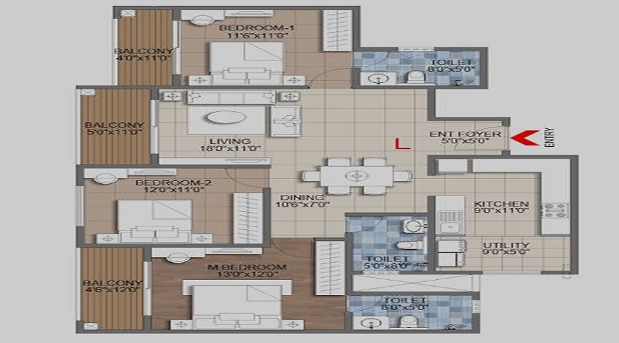 Sattva Songbird floor plan1